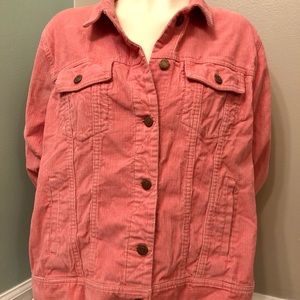 Old Navy Pink Corduroy Jacket